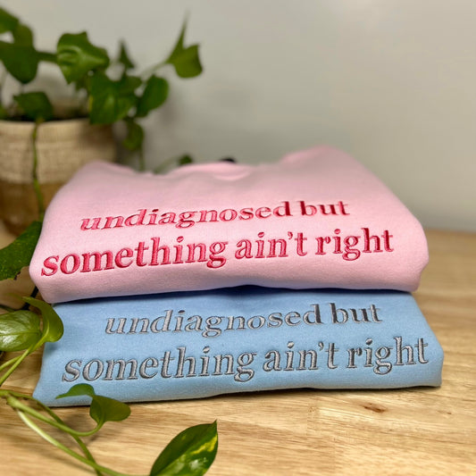 Undiagnosed Embroidered Crewneck