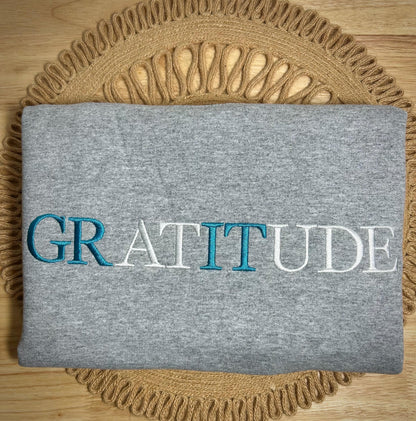 Detroit Lions GRIT Embroidered Crewneck Sweater