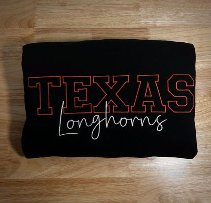 Texas Longhorns Embroidered Sweater